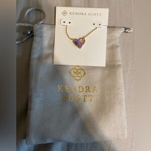 New! Kendra Scott Ari multicolor heart necklace
